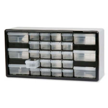 HOMECARE PRODUCTS Stackable Cabinet- 26 Drawers- 20in.x6-.38in.x10-1.332in.- Black-Gray HO528784